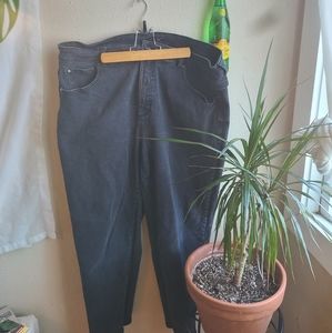 Black universal standard skinny jeans